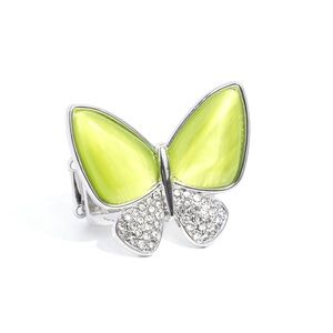 Green Butterfly Ring